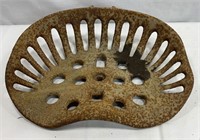 Antique Cast Iron Implement Seat