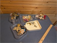 Costume jewelry and trays