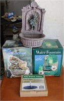 Vtg Misc. Water Fountains & Backyard Solar Bubbler