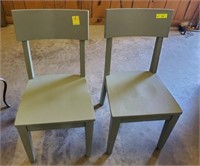 PR PAINTED OAK CHAIRS