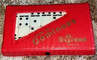 Vtg. Traditional Set of Double Six Dominoes in