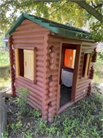 Little Tykes Plastic Log Cabin