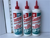 3 bottles of Castrol outboard gear oil