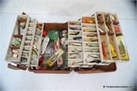 Fishing Lures & Tackle in Old Fenwick Tackle Box