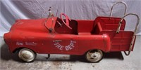 Circa 1950's/ 1960s Fire Department pedal car.