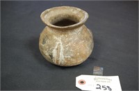 Pre-Columbian Pottery Jar- Colima Tri Handle