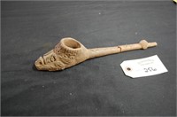 10" Chinese Clay Dragon Smoking Pipe- Broken