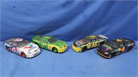 4 Nascar Diecast Cars #4, 6, 40, 97