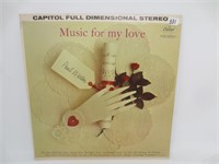 1964 Paul Weston, Music for my love record album