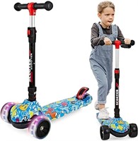USED - Scooter for Kids Ages 3-12, Foldable & Heig