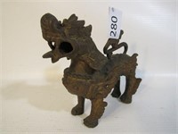 Bronze Foo Dog - 5.25" x 5.25" T