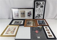 (9)Assorted Designs & Sizes Photo Frames