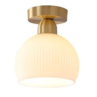 KCO Lighting Milk Glass Flush Mount Ceiling