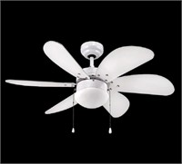 New For Living Nordica 6-Blade 3-Speed Ceiling Fan