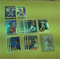 Lofton, Larkin, Lynn Baseball Cards with Rookies