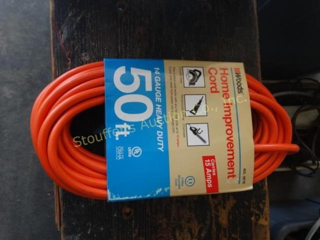 50' outdoor extension cord NOS