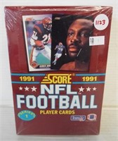 Unopened 1991 Score Series 1 Football wax pack