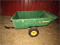 John Deere 17P yard dump wagon