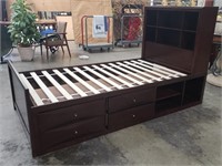 Coaster twin size bed frame with storage