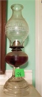 HOME SWEET HOME CHIMNEY OIL LAMP