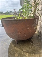 18" Antique Metal Caldron