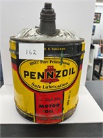 Pennzoil 5 gallon oil can