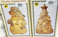 International Bazaar Ceramic Christmas Lamps