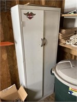 Steel Double Door Cabinet with Garden Supplies