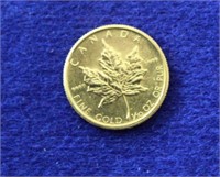 1989 Canadian Gold Maple Leaf Coin