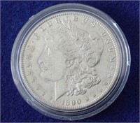 1890 Morgan Silver Dollar Coin