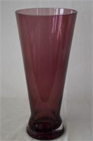 Cranberry Flower Vase