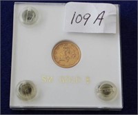 1853 US $1.00 Dollar Gold Coin