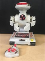 1998 Toymax R.A.D. Radio Controlled Robot untested
