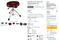 B3297  Nitro Gas Drum Throne with Original Saddle,