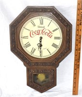 CICA 1980 COCA-COLA CLOCK - WORKS