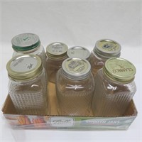 Glass Jars - Assorted Sizes - Vintage