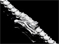 8.50ct Diamond Necklace in 18k White Gold