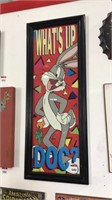 Bugs Bunny Framed Picture 400mm x 1000mm