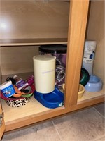 Kitty Items in Cabinet