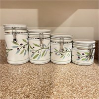 Lot of Kitchen Canisters