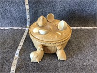 Ceramic Chicken Basket