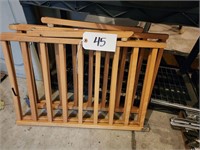 Wood Gate, Plastic Shelf Unit, Partial