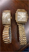 Mans Gruen & Rensie 17 jewel wristwatches