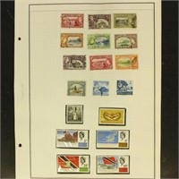 Trinidad & Tobago Stamps Mint NH on pages in mount