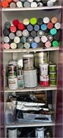 B - MIXED LOT OF PAINT & PAINTING EQUIPMENT (G2)