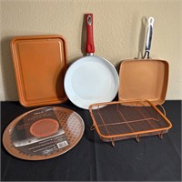 Simple & Co Copper Infused Pizza Pan New ++