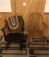 Vintage Wooden Chairs (2)