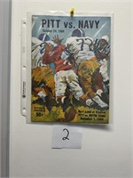Vintage PITT vs Navy 1964 Football Program