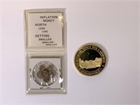 WWII Memorial token & Mini Coins