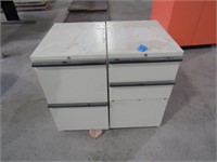 2 & 3 Drawer Metal File Cabinets on Wheels